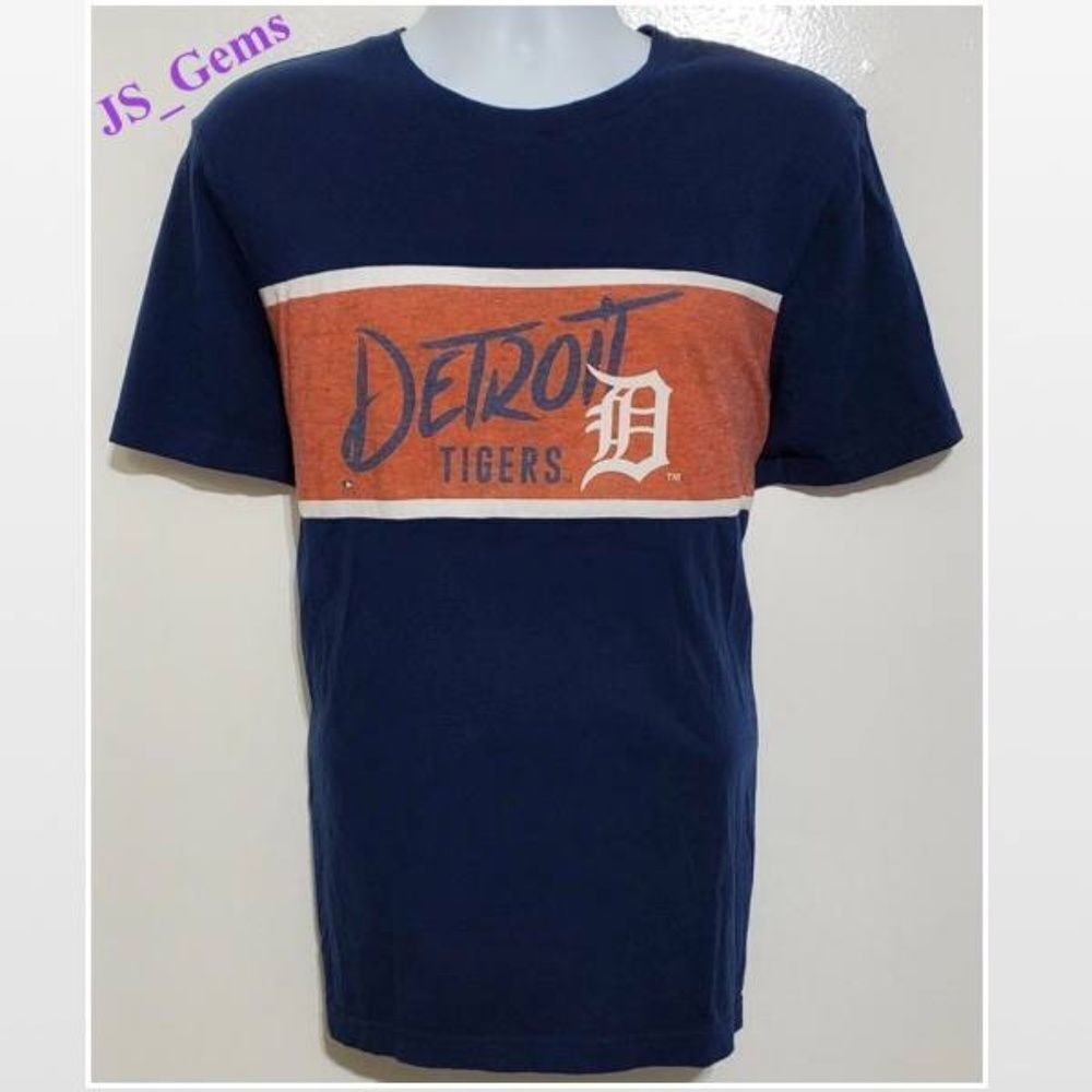 Men’s MLB Detroit Tigers XL Blue & Orange Top